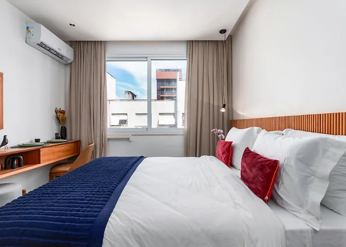 Unhotel - Studios Modernos, Acesso A Praia De Copacabana - Posto 6