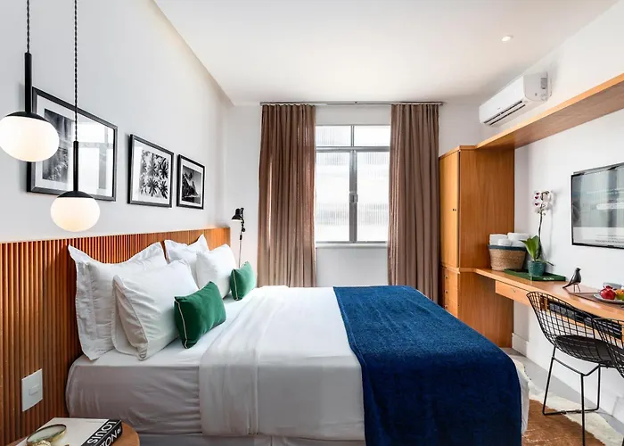 Unhotel - Studios Modernos, Acesso A Praia De Copacabana - Posto 6