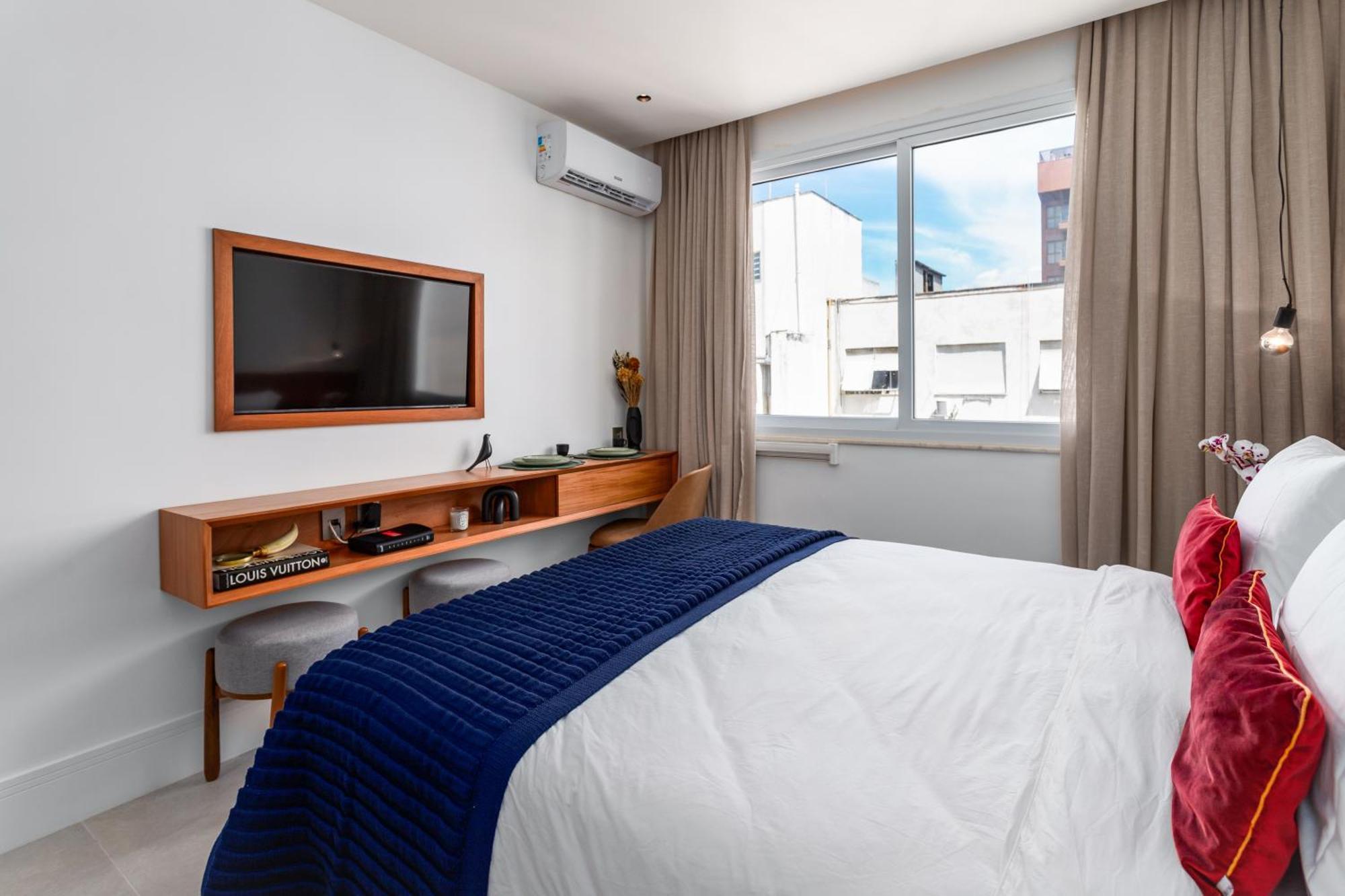 Apartment Unhotel - Modernos, Acesso A De Copacabana - Posto 6 *